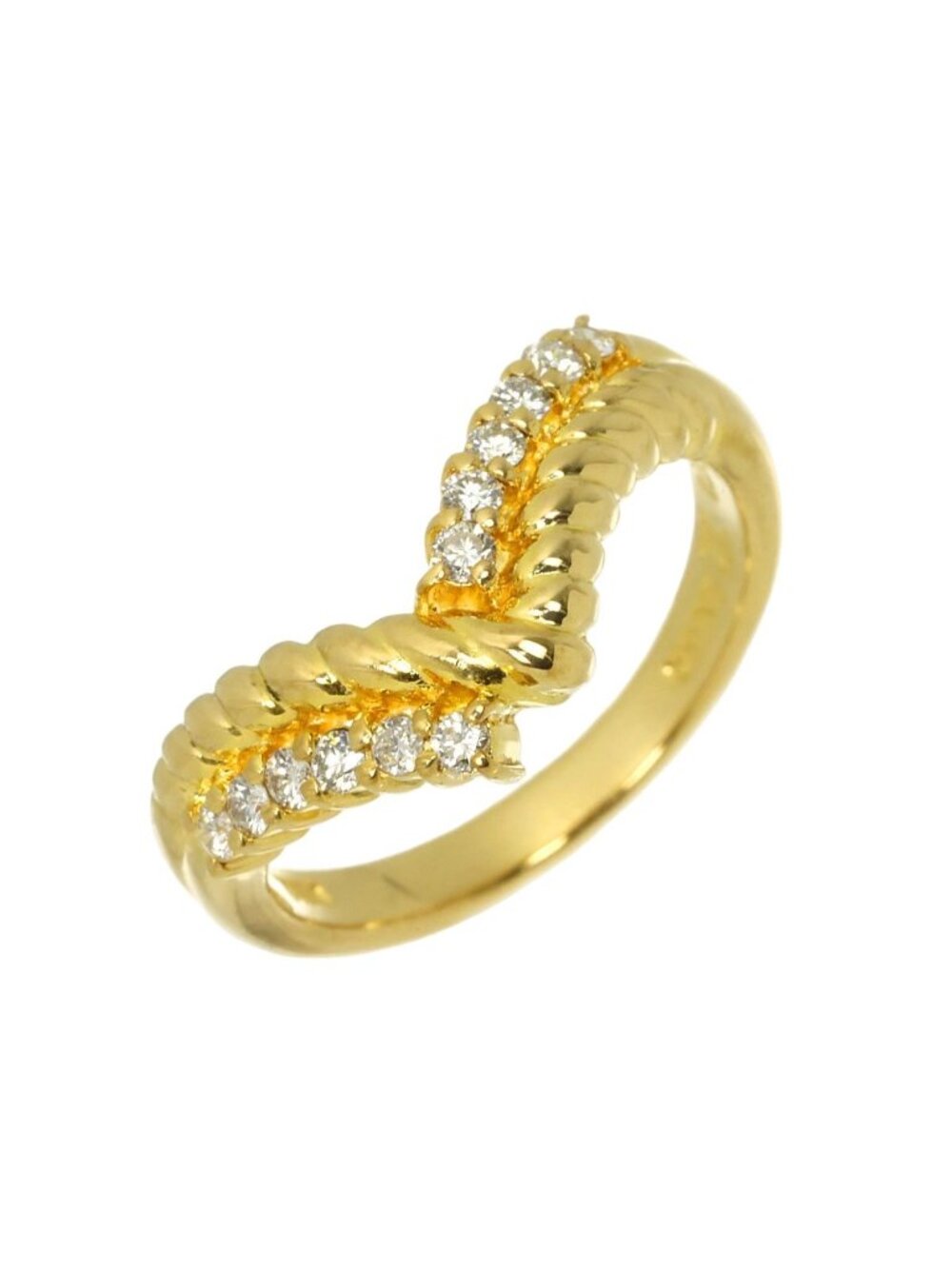 Celine Ring Diamond 18k Yellow Gold